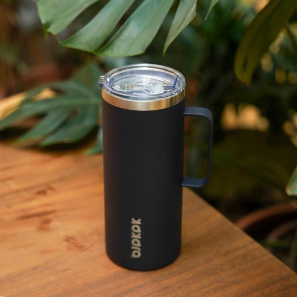 BJPKPK Insulated Coffee Mug with 2 Lids, 25oz Stainless Steel Insulated Tumbler with Handle, Double Wall Vacuum Coffee Cup, BPA Free Leak Proof Thermos for Travel & Home, Red - Image 53