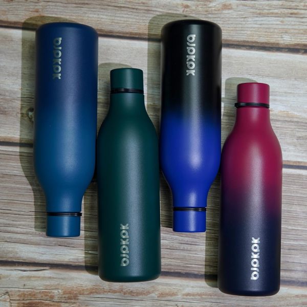 BJPKPK Insulated Water Bottles, 18 oz Stainless Steel Metal Water Bottle with Strap, BPA Free Leak Proof Thermos, Mugs, Flasks, Reusable Water Bottle for Sports & Travel, Black - Image 16