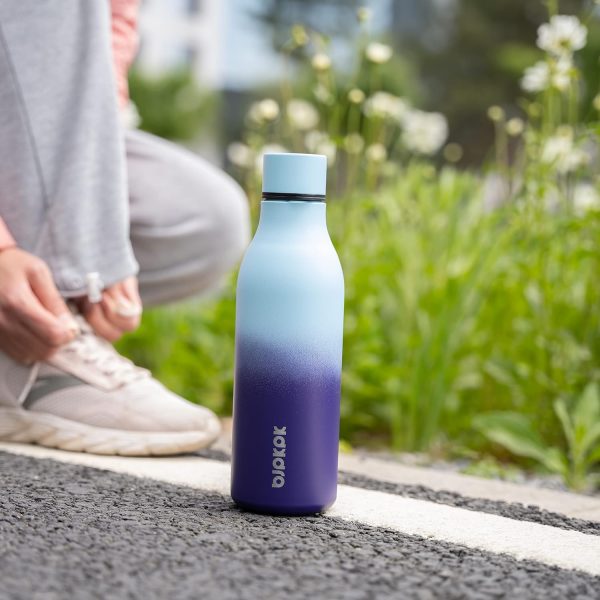 BJPKPK Insulated Water Bottles, 18 oz Stainless Steel Metal Water Bottle with Strap, BPA Free Leak Proof Thermos, Mugs, Flasks, Reusable Water Bottle for Sports & Travel, Black - Image 101