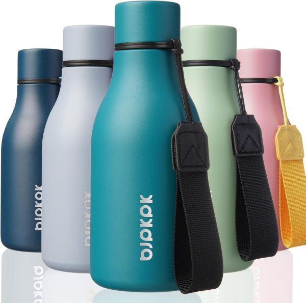 BJPKPK Insulated Water Bottles, 18 oz Stainless Steel Metal Water Bottle with Strap, BPA Free Leak Proof Thermos, Mugs, Flasks, Reusable Water Bottle for Sports & Travel, Black - Image 183